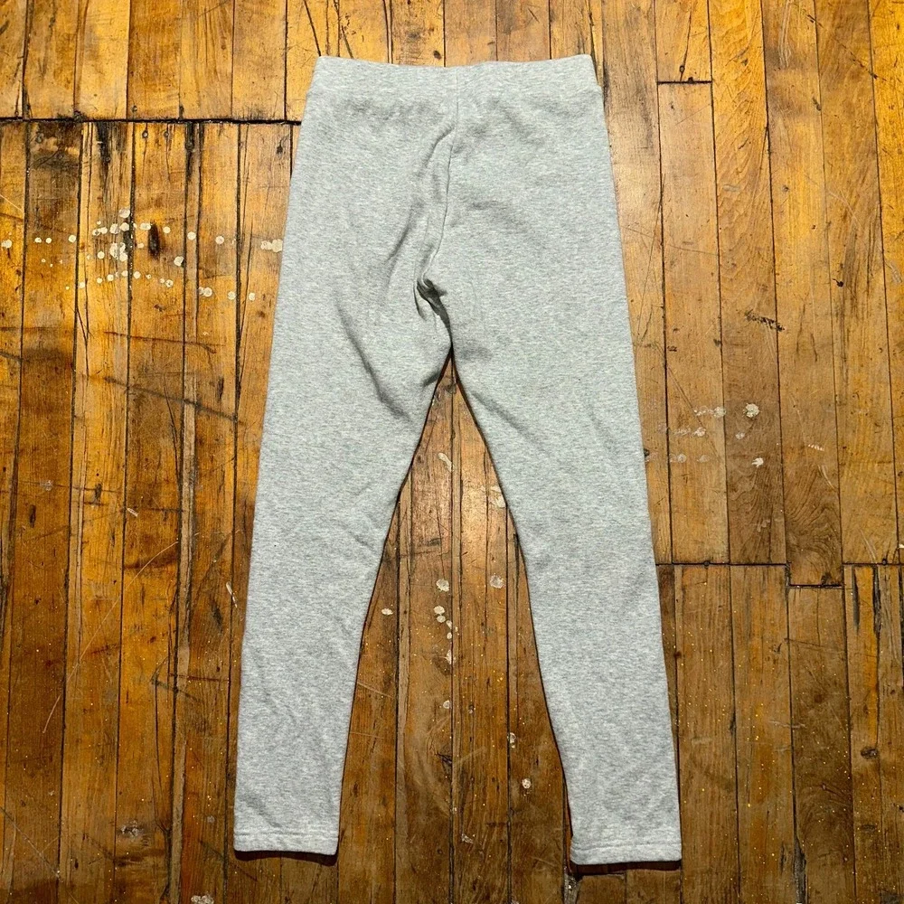Old Navy Active Leggings Girls XL Gray Fleece Comfort Elastic Waist Skinny Leg‎